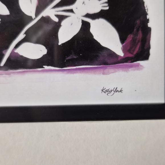 NOR Floral Black and White Handbag Art - Picture 3 of 7